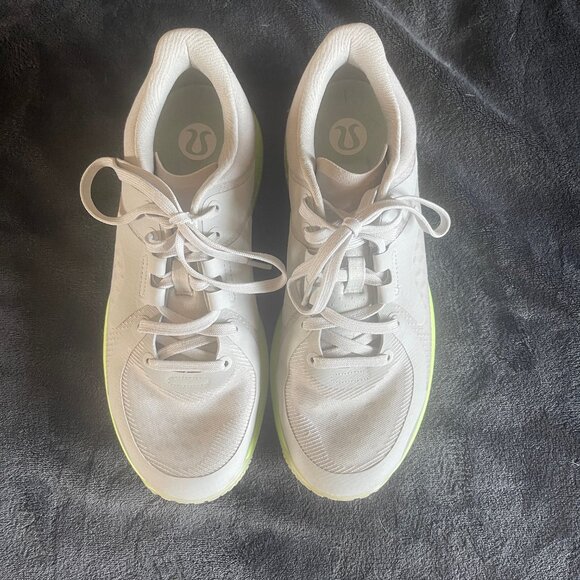 Gently Used Lululemon Strongfeel Training Shoes Vapor/Faded Zap Size 8 - Picture 2 of 5